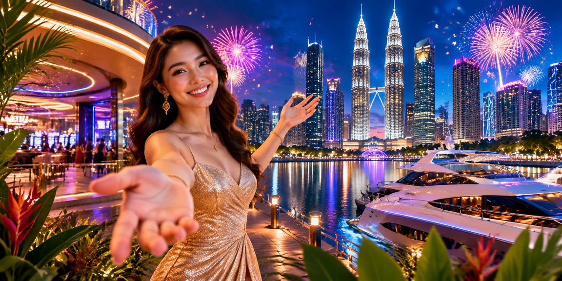 Suasana hiburan kasino dalam talian di Kuala Lumpur dengan tema gaya Melayu tempatan