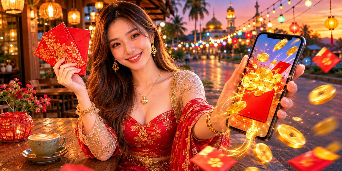 Bonus sampul merah Malaysia sempena perayaan Tahun Baru Cina dalam tema gaya Melayu